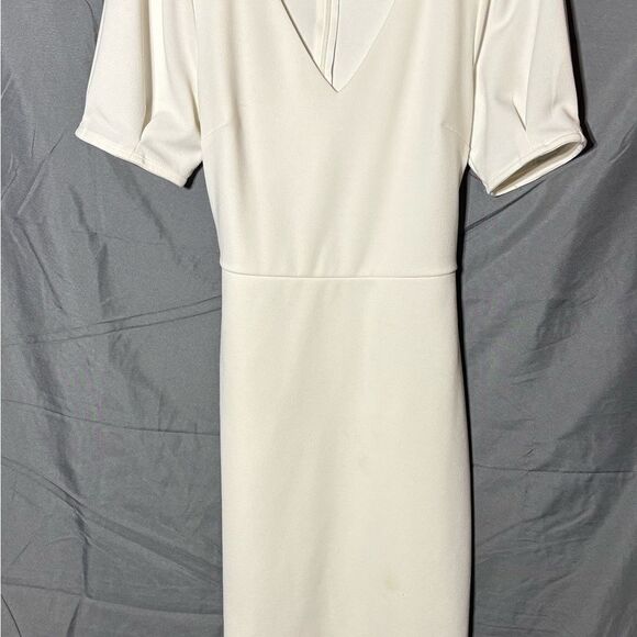 Express V Neck Shirt Sleeve Dress EPC Women’s Size X Small - Picture 2 of 4